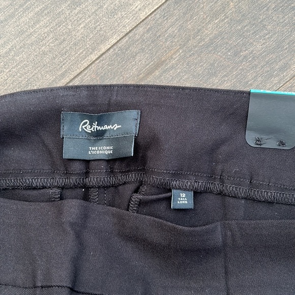 REITMANS Women’s Tall Black Boot Cut Leg Pull On Solid Pants The Iconic, Comfort - Picture 2 of 7